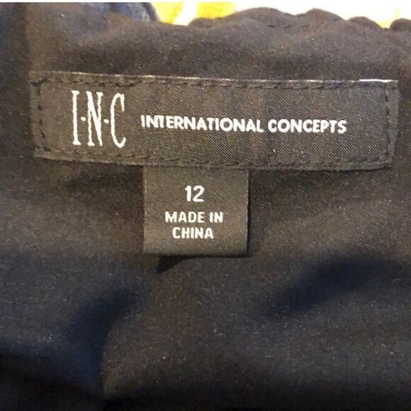 I.N.C. Ruffles Floral High-Low Maxi Dress, Size 12, new with tag - Picture 8 of 9